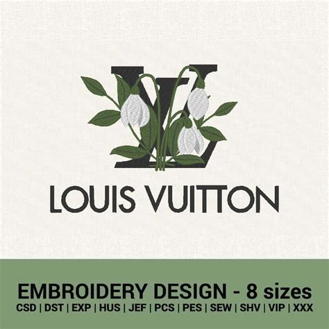 louis vuitton flower embroidery design|Louis Vuitton embroidery patterns.